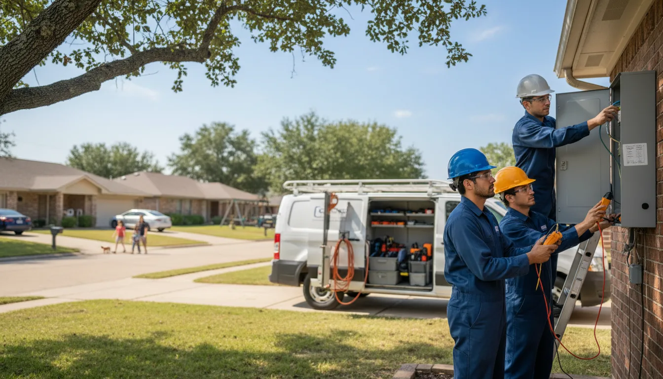Certified electrician providing emergency electrical services in Flat Rock, IN